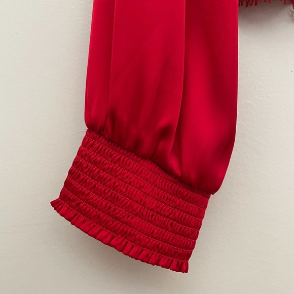 Bebe lacy sheer Party top - Picture 7 of 7